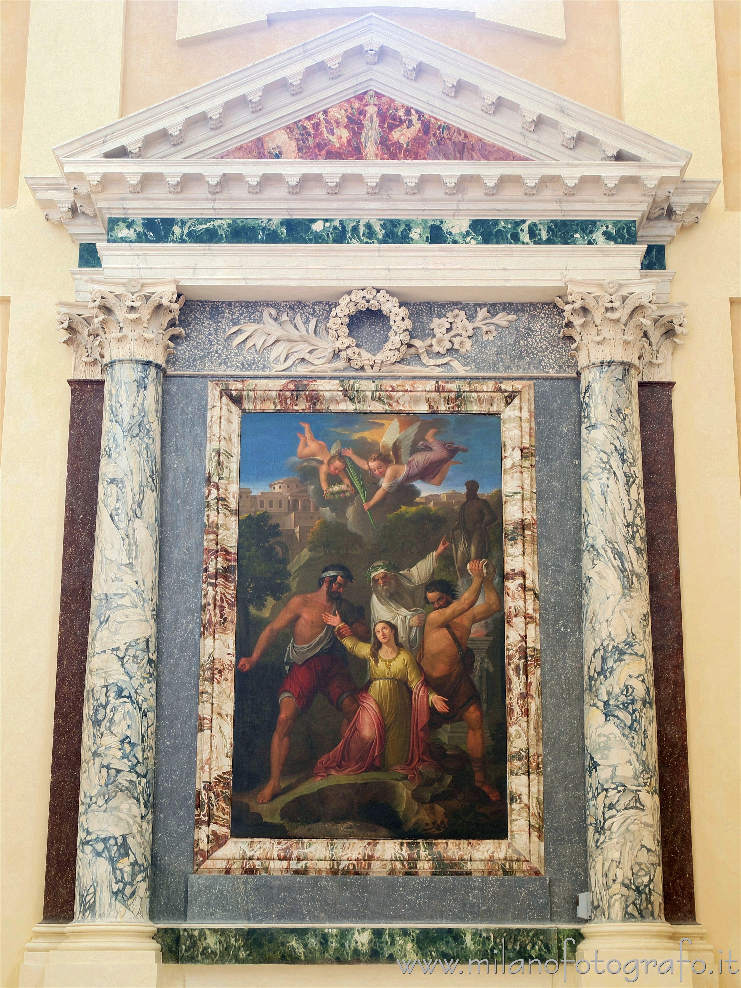 Recanati (Macerata, Italy) - Martyrdom of Saint Paolina in the Concathedral of San Flaviano